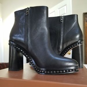 Coach leather ankle boots Q7693 Justina